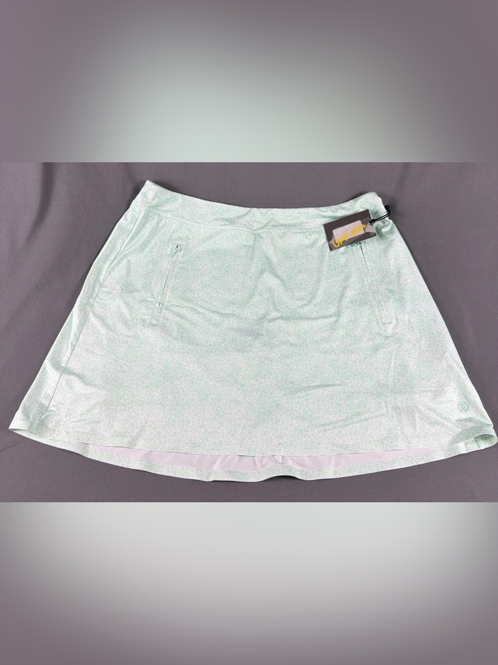 G/FORE Womens Golf Skort Floral Print XL Green Polyester Spandex NWT MSRP $155